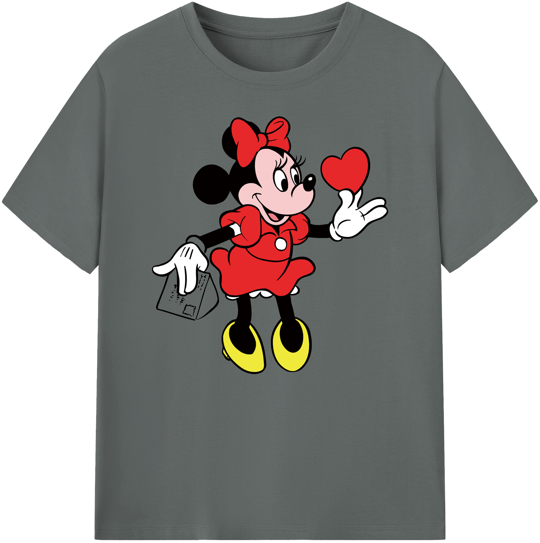 ミッキーマウス Mickey Mouse 綿100％ メンズ半袖Tシャツ｜肌触りやわらか＆通気性